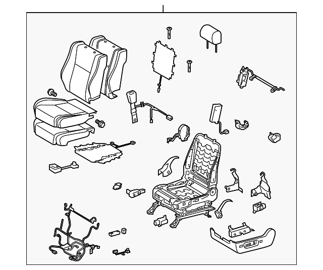 712000C530E6 Seat Assembly 20072008 Toyota Tundra OEM Genuine