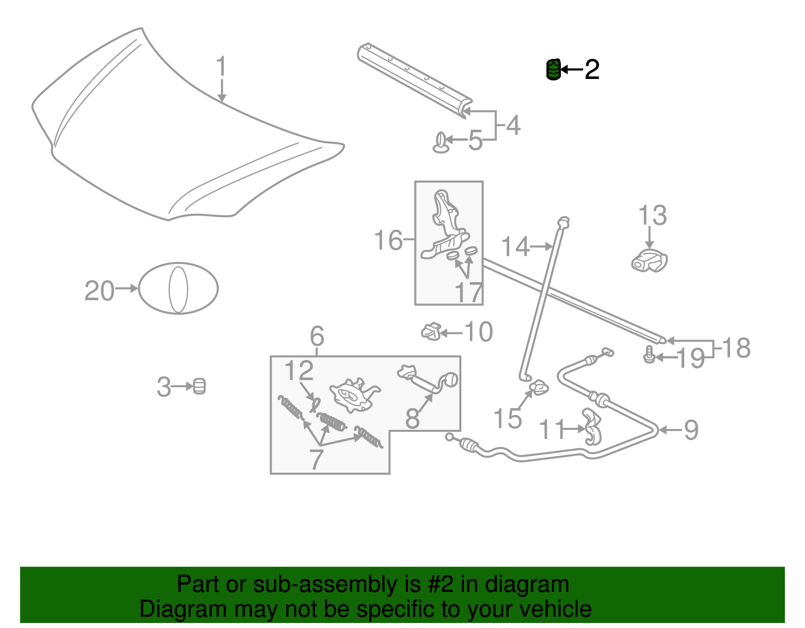 Cushion - Scion (90541-15025)
