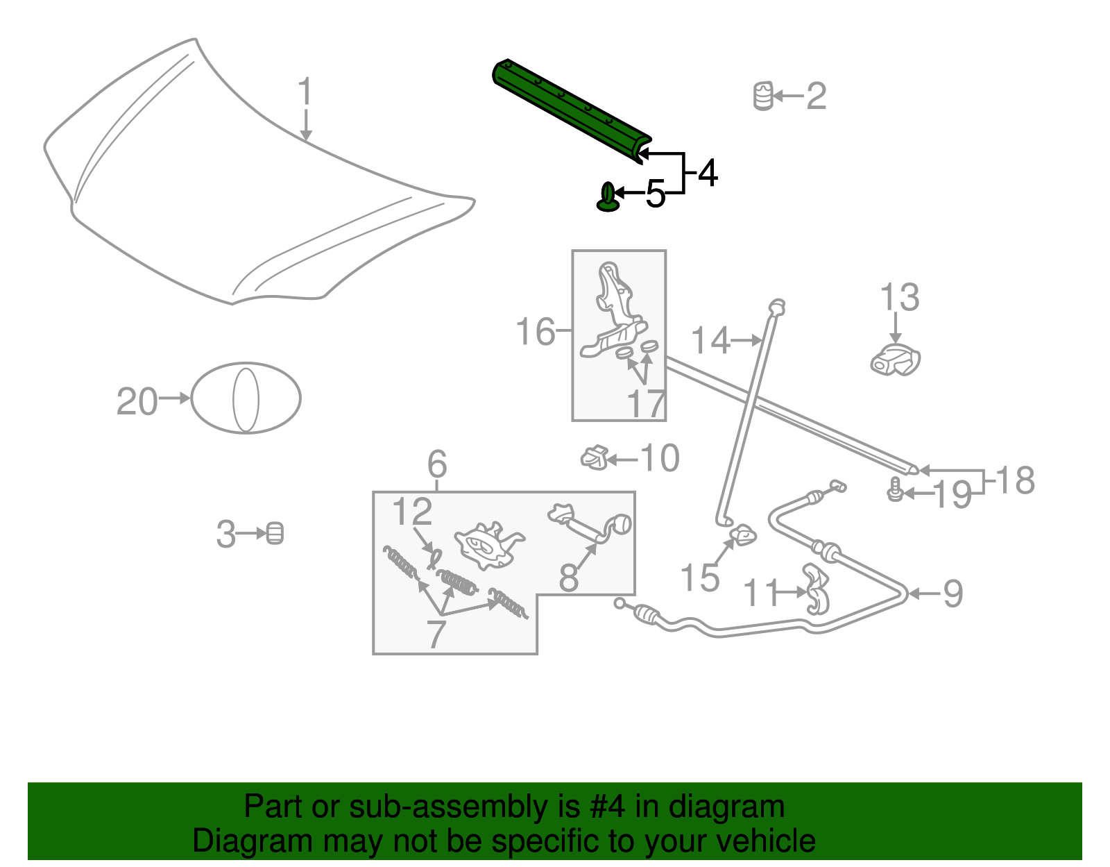 Front Seal - Scion (53381-52010)
