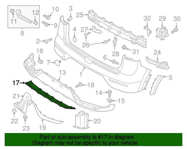 20172019 Kia Niro OEM NEW 20172019 Kia Niro Wagon Skid PlateRear