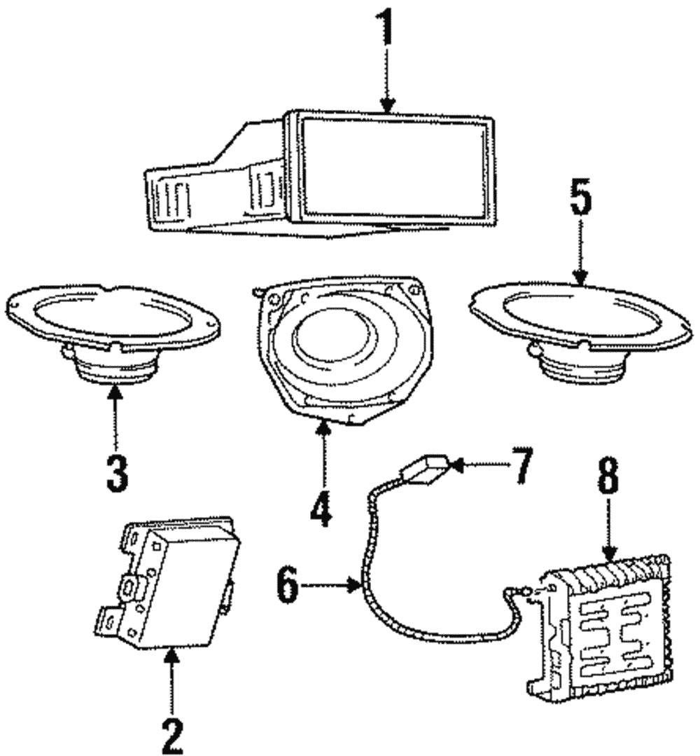 Pkg Tray Speaker - Ford (E9AZ-18808-D)