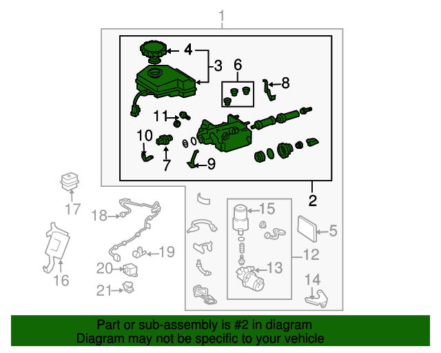 4702560081 Master Cylinder 20032005 Toyota 4Runner Boch Toyota