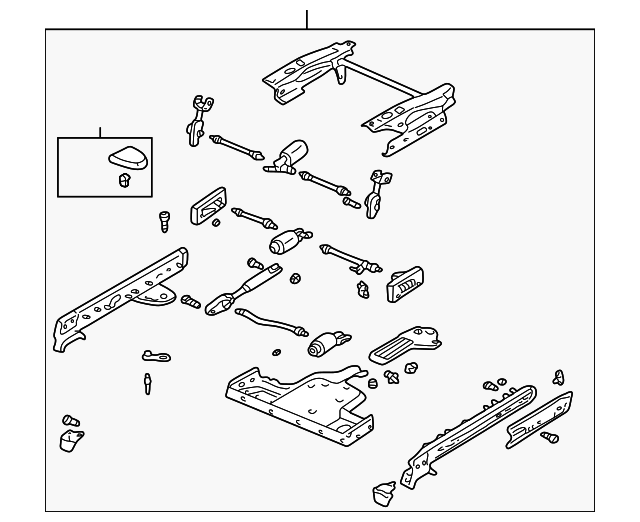Seat Adjuster - GM (12459449)