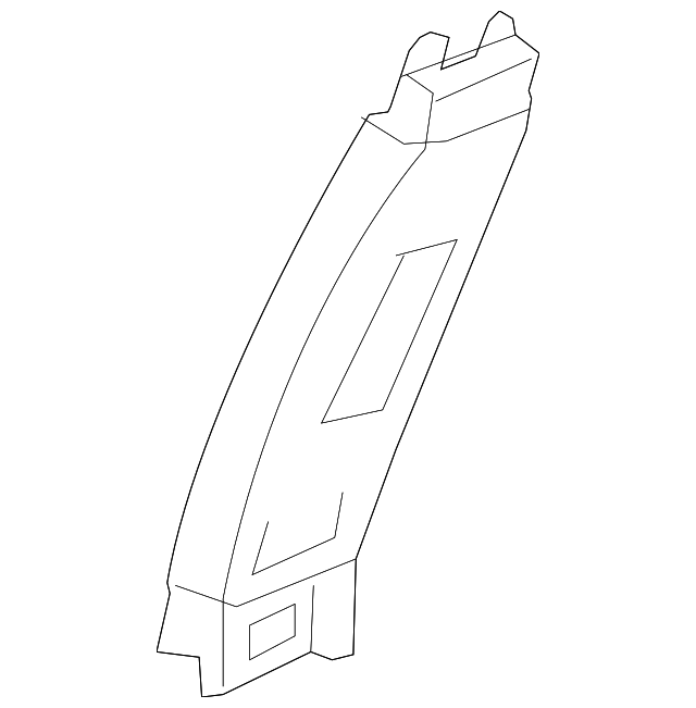 Pillar Garnish Assembly 84151-S9V-A21ZB Genuine Honda