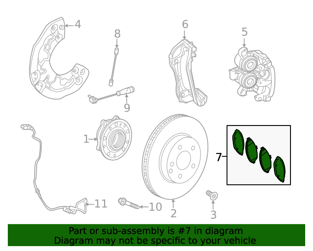 0004202905 Brake Pads For 20202023 MercedesBenz GLE 350