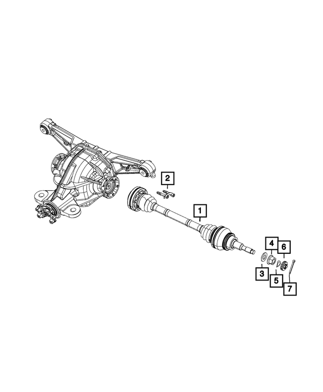 20132017 SRT Viper Axle Half Shaft 68226552AA