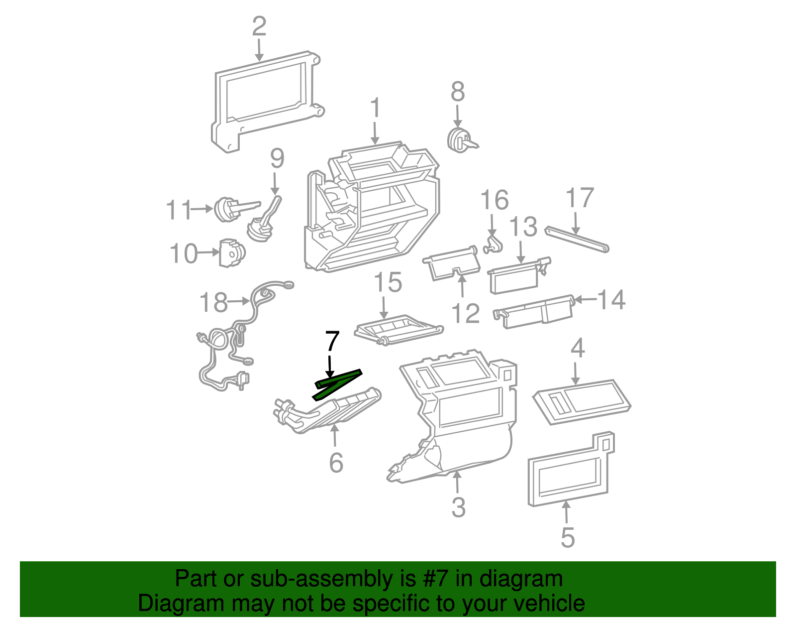 Heater Core Seal - GM (89019071)