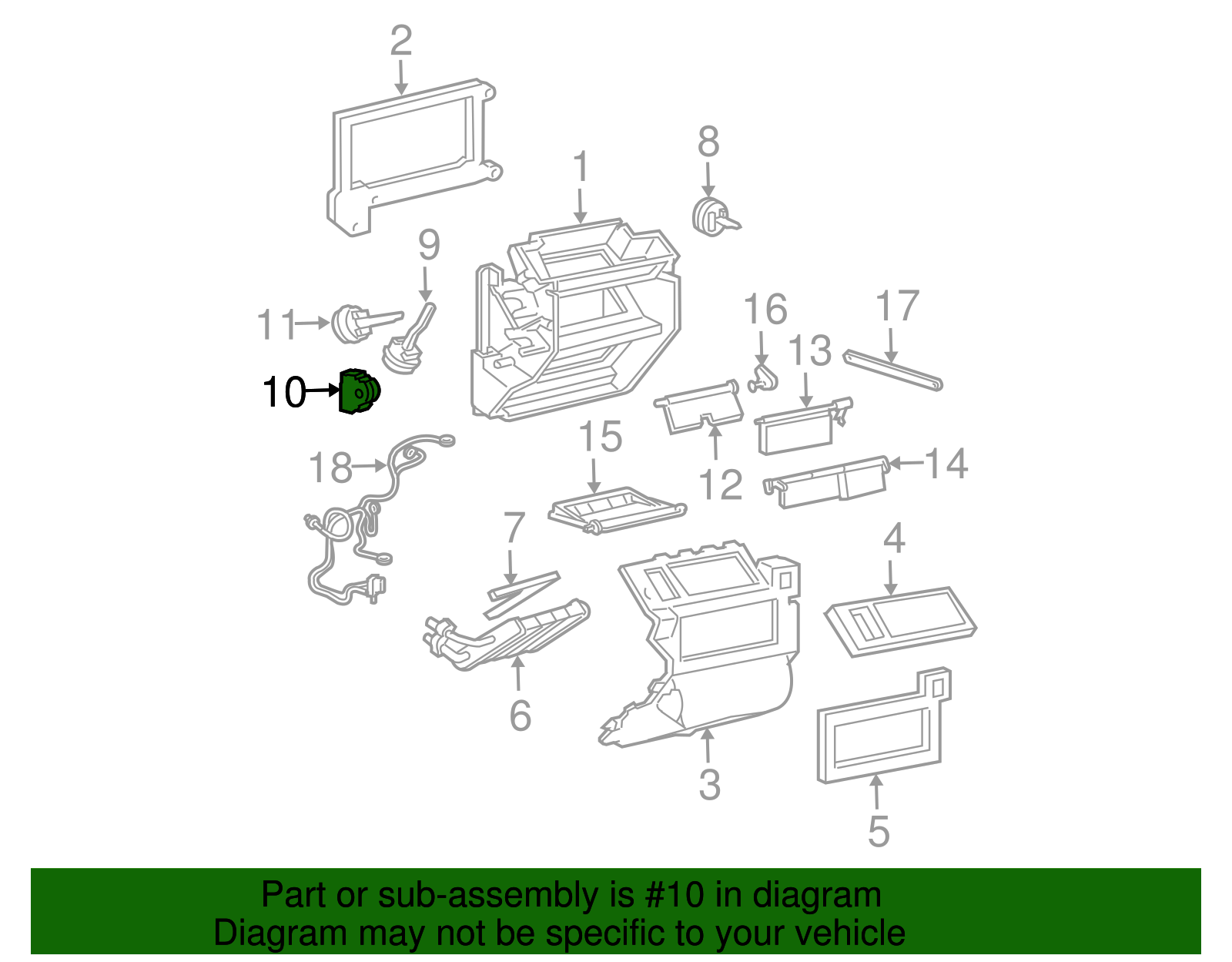 Temperature Valve Actuator Assembly - GM (89018960)