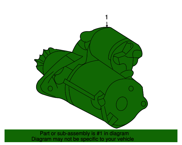 Toyota Starter Motor Part 2810028072 Toyota Of Colorado Springs Parts