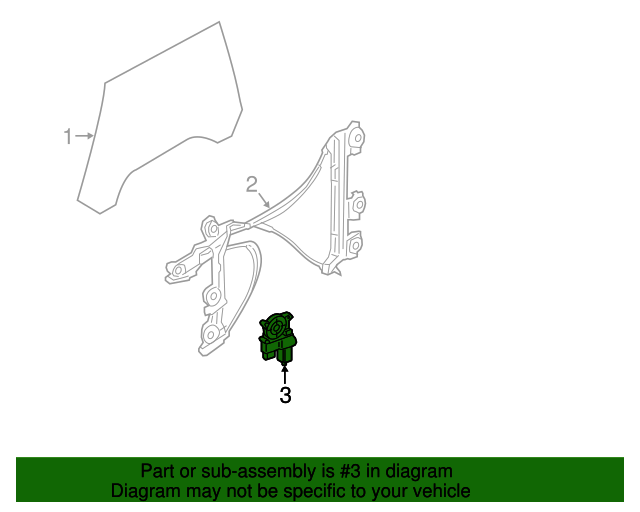 20142024 Mini Cooper Window Motor 67625A3F286 Mini Parts Direct