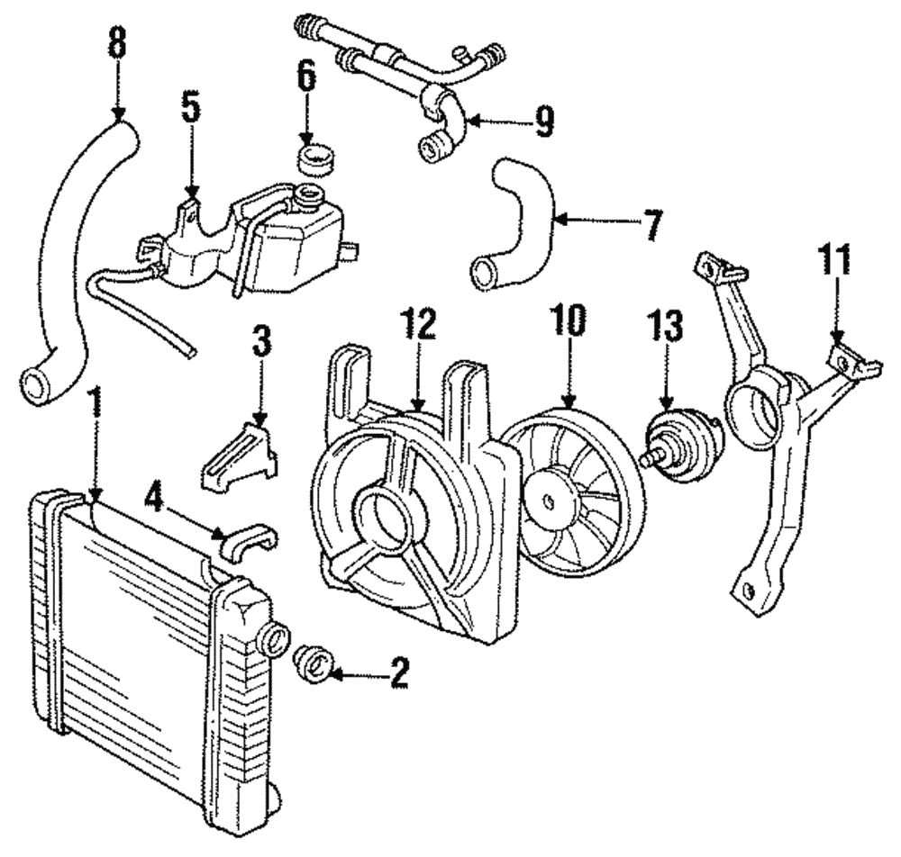 Radiator - GM (88959436)