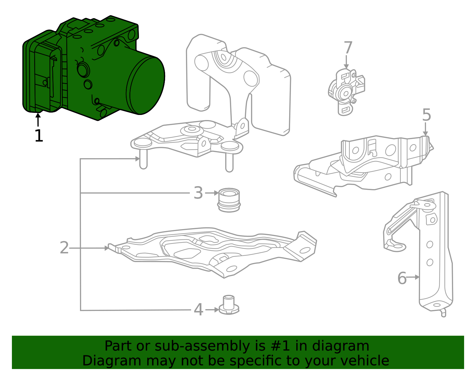 ABS Hydraulic Assembly - Toyota (44050-62040)