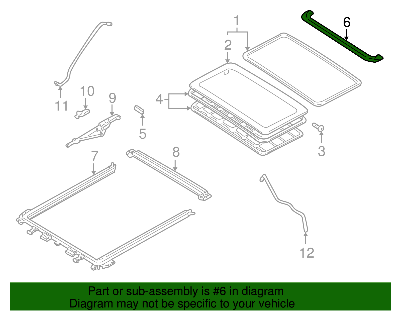 Air Deflector - Ford (YL8Z-78500A26-AA)
