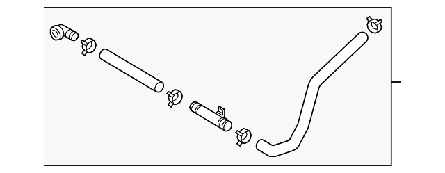 2015-2017 Hyundai Sonata Lower Hose 25415-C2100 | OEM Parts Online