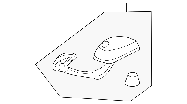 Genuine GM Antenna Base 25889652