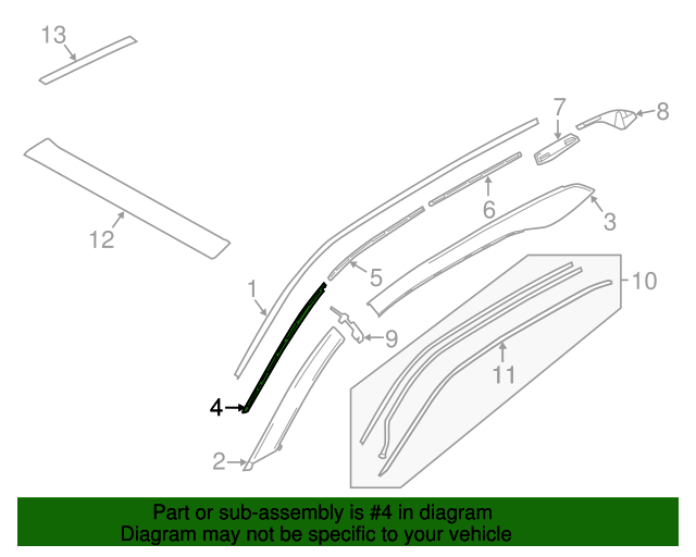 95048784 Genuine BMW 51-44-7-296-784 | Side Panel Retainer | FREE Shipping on ...
