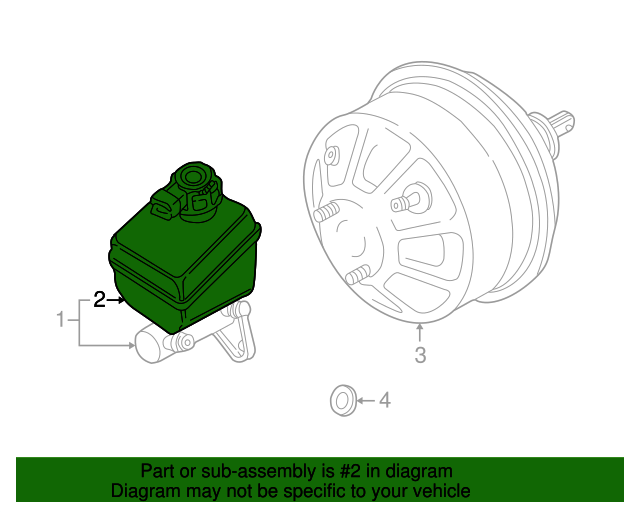 thumbnail image 2 of BRITPART OEM Land Rover Discovery 2 (1999-2004) Front Brake Master Cylinder Repair Kit – SJJ100362 2 of 6