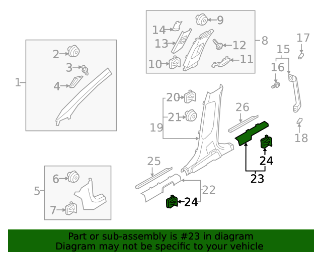 20202022 Kia Telluride Scuff Plate 85885 S9000LBR OEM Parts Online