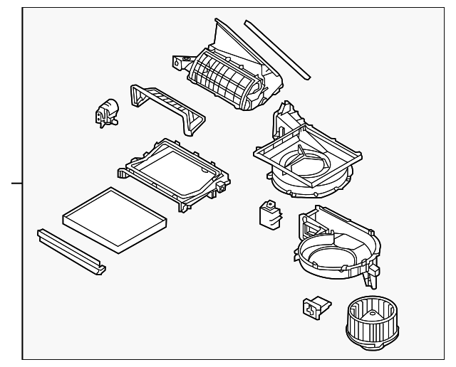 20172020 Kia Optima Blower Assembly 97207A8030 OEM Parts Online