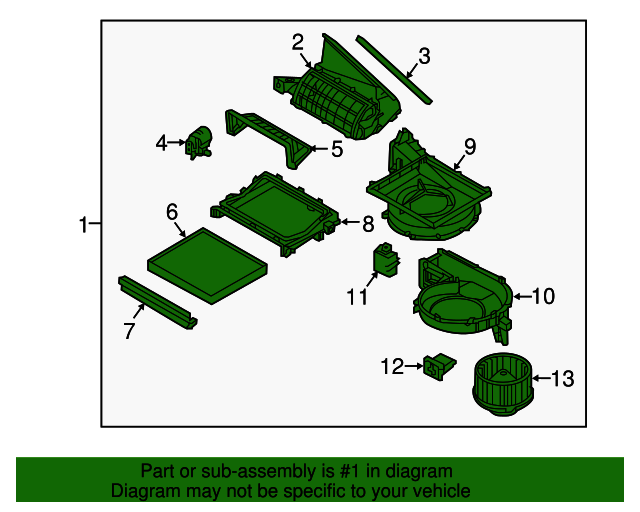 20172020 Kia Optima Blower Assembly 97207A8030 OEM Parts Online