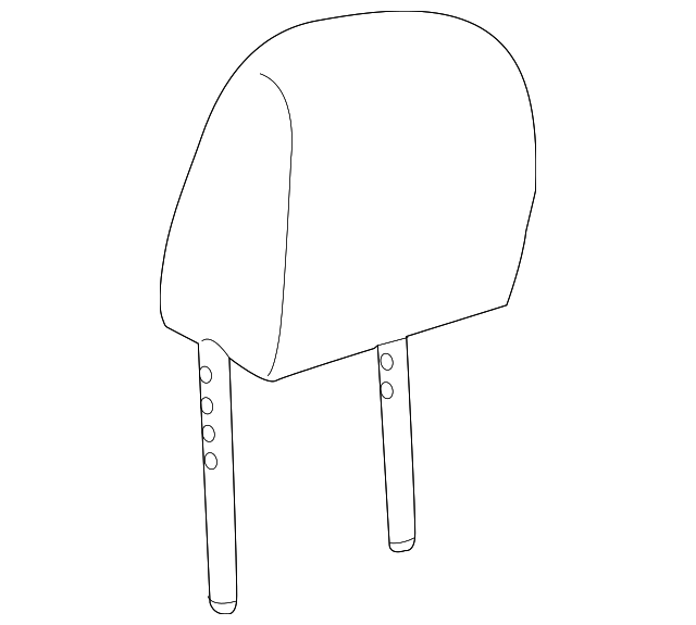 Cocoa Front Head Restraint - GM (95136167)