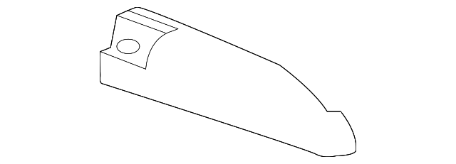 Cocoa Passenger Side Front Seat Adjuster Track Finish Cover - GM (95078171)