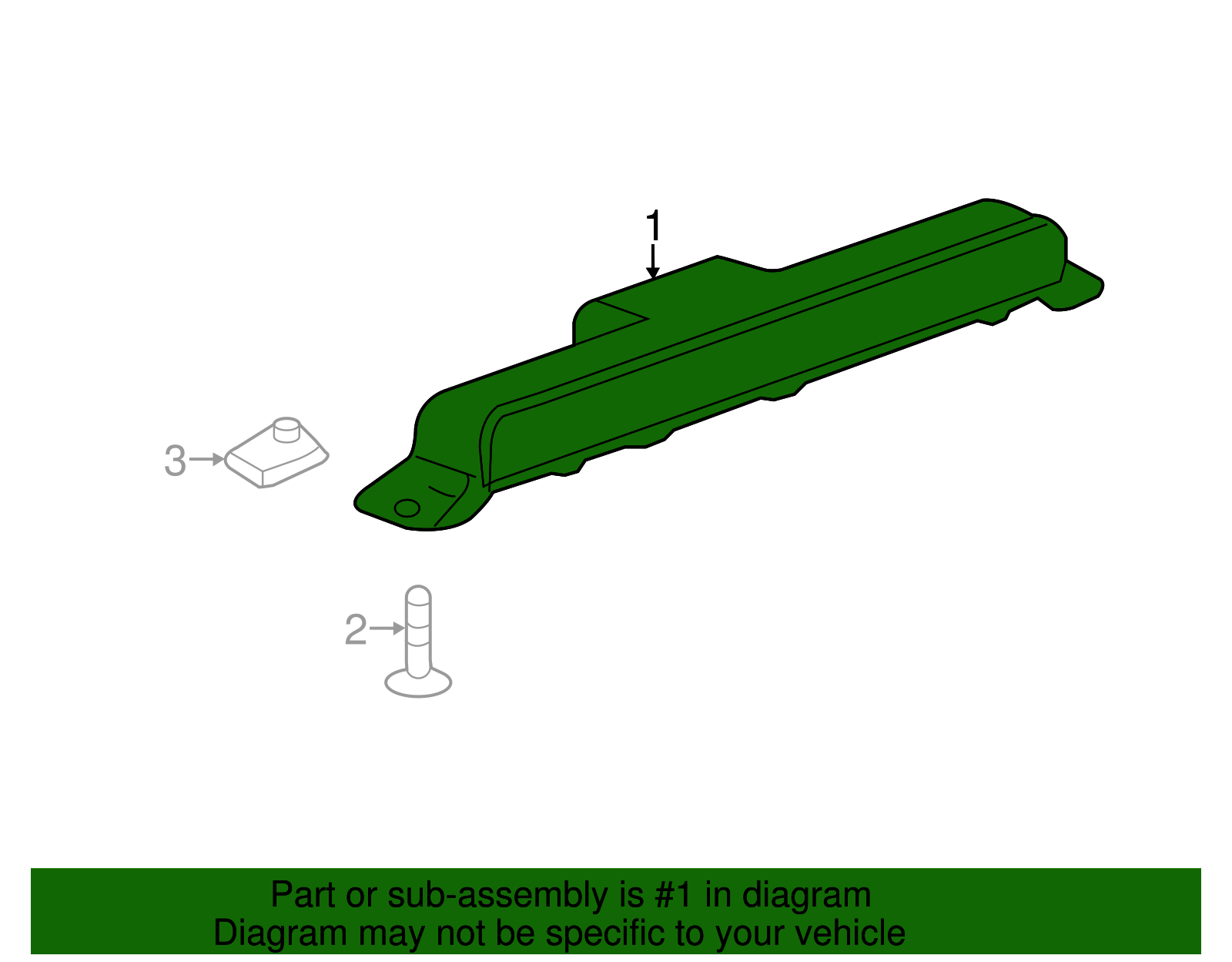 High Mount Stop Lamp - GM (96831000)