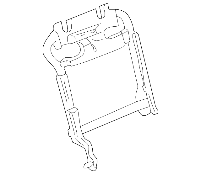 Frame, R/Seat Black Cushion - GM (88938508)