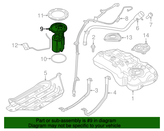 2019 Jeep Renegade Fuel Pump Assembly 68439223AA