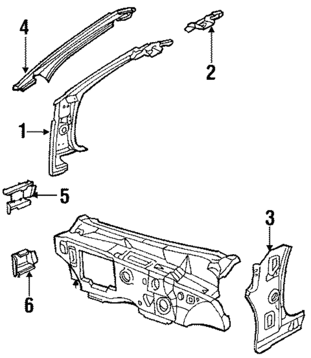 Windshield Frame Reinforcement - GM (20454489)