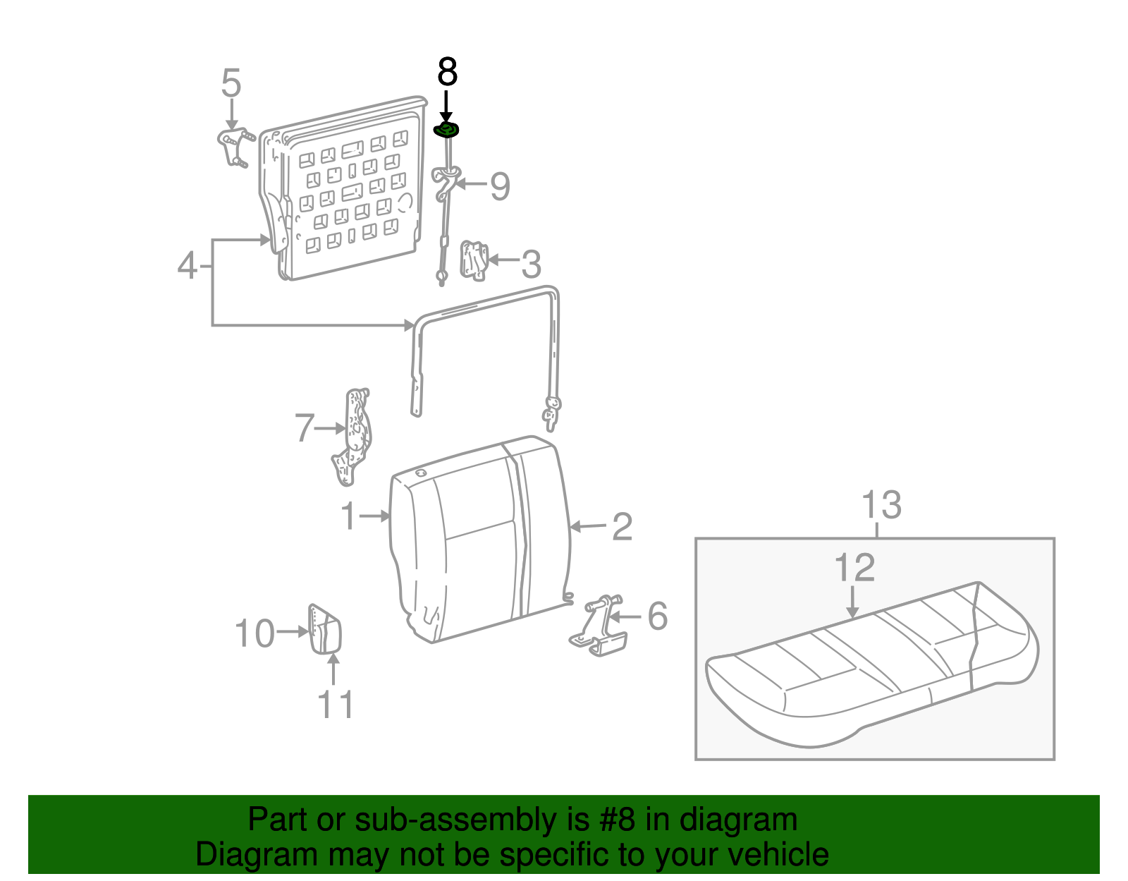 Release Lever - Ford (YF1Z-74624A94-BAB)