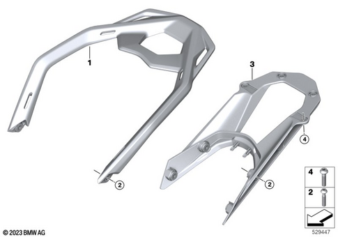 Luggage System for 2024 BMW-Motorrad R 1300 GS | OEM BMW Motorcycle Parts