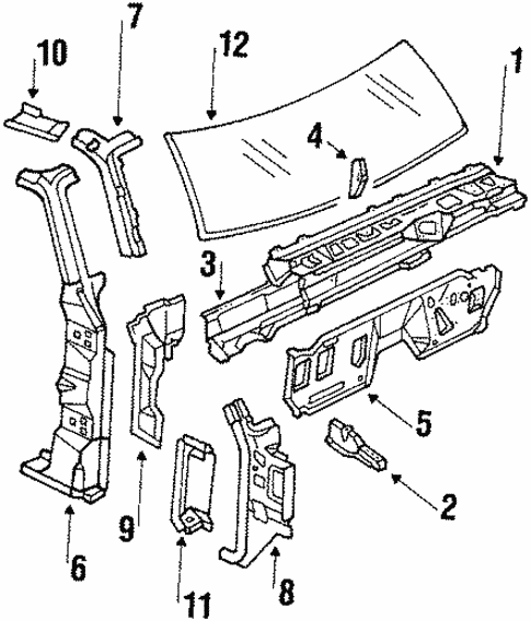 Cowl for 1986 Ford F-350 #0