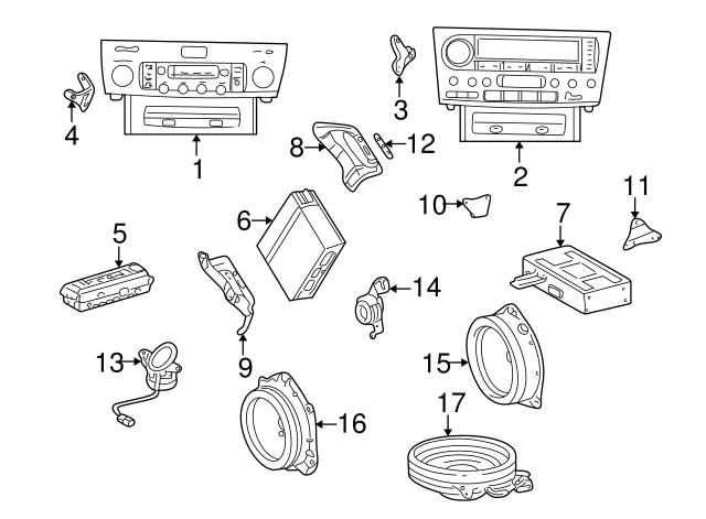 Lexus LS 430 Subwoofer Altoparlante 86160-0WA00 - Foto 3