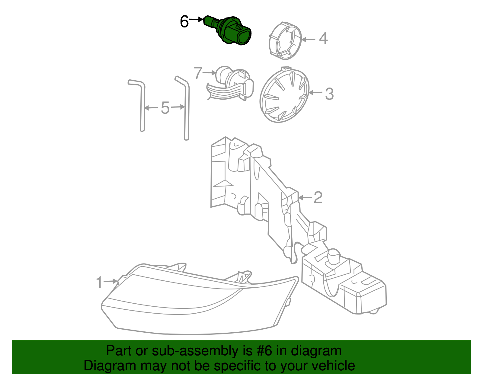 Headlamp Bulb - GM (19257058)