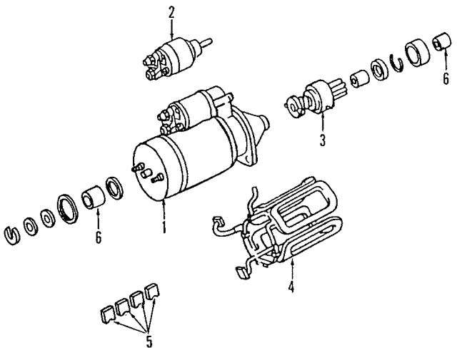 New Starter Fits Mercedes 400E SEL 420SEL 500E CL500 E420 E500 S420 S500 SL500