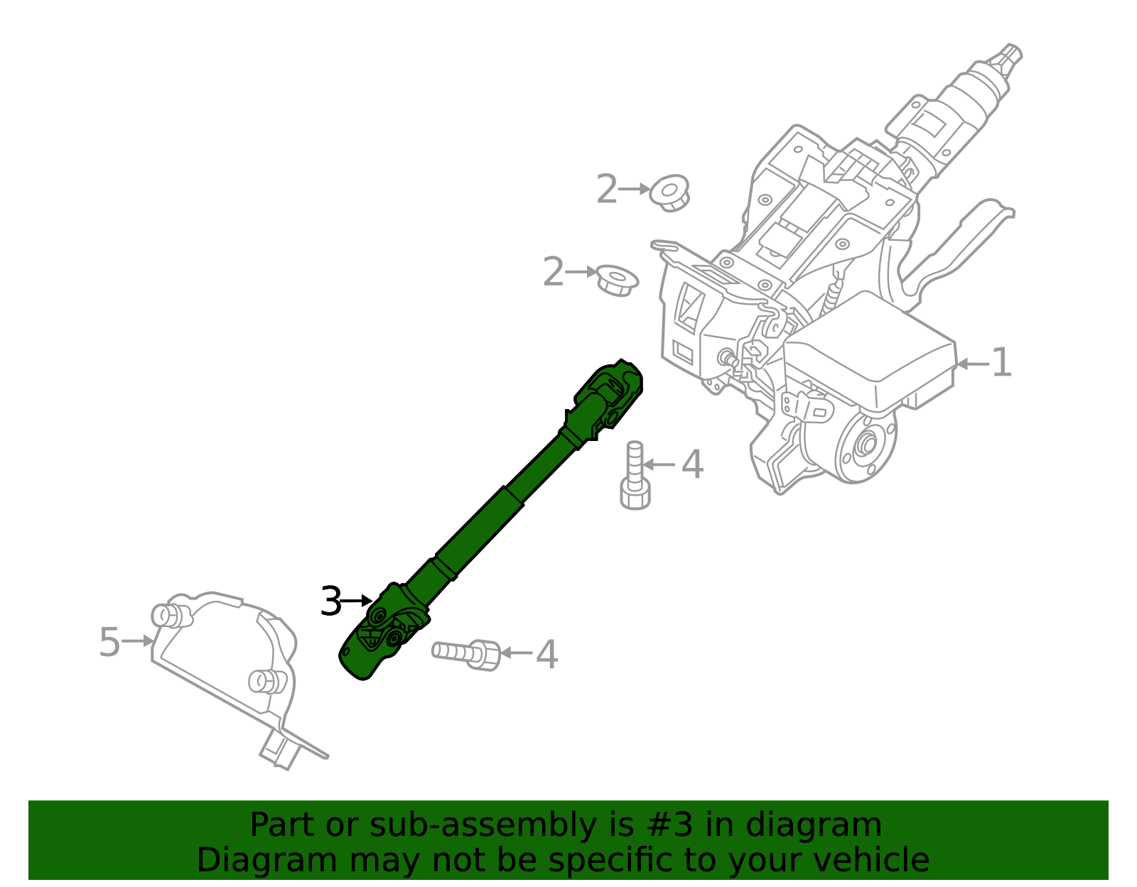 Intermediate Shaft - Scion (45220-WB002)