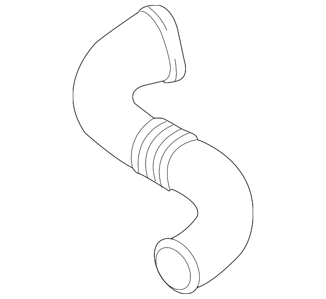 Air Pipe - Volkswagen (7L6-129-609-B)