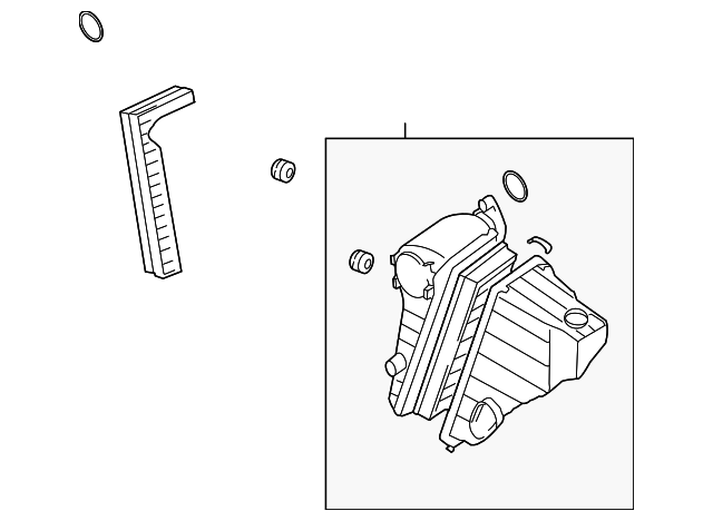 Air Cleaner Assembly - Volkswagen (7L6-128-607-B)