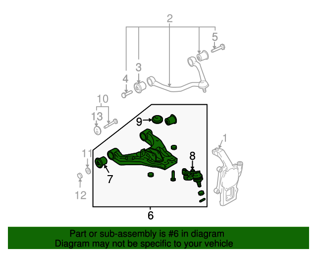 545103E003 Lower Control Arm 20042006 Kia Sorento Kia.Parts Store