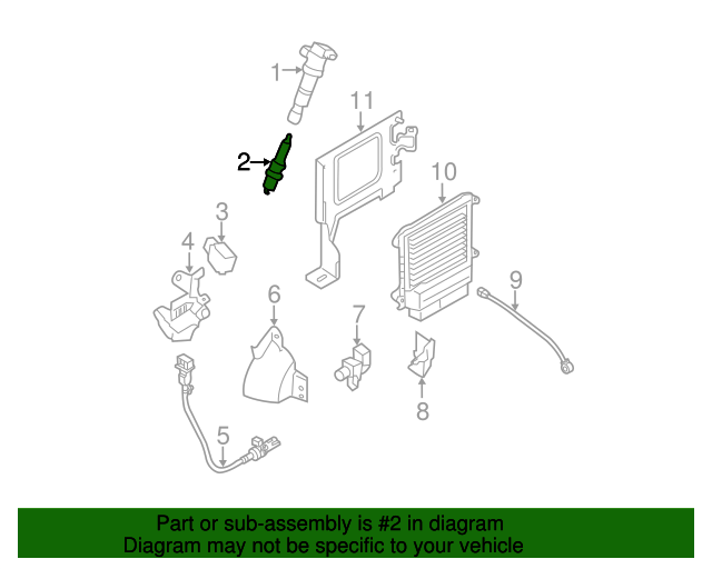2015 Hyundai Sonata Spark Plug 1884909075 OEM Parts Online