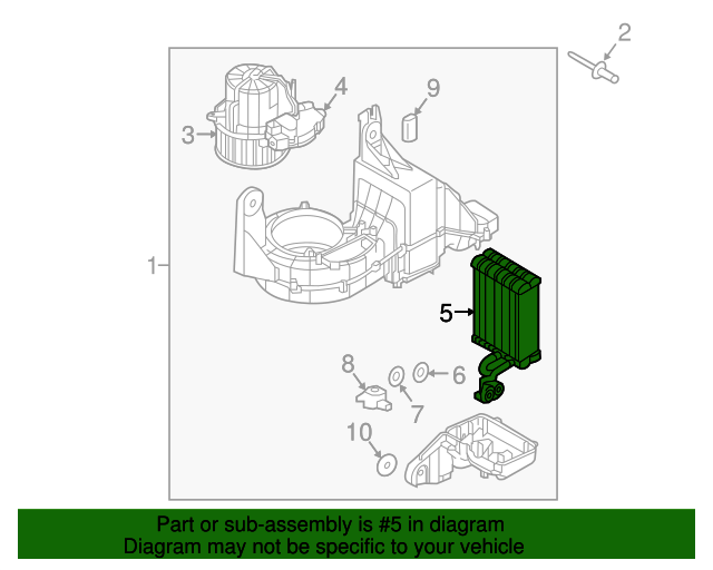 31449329 Evaporator Core 20162023 Volvo XC90 Euro Parts 4 Less