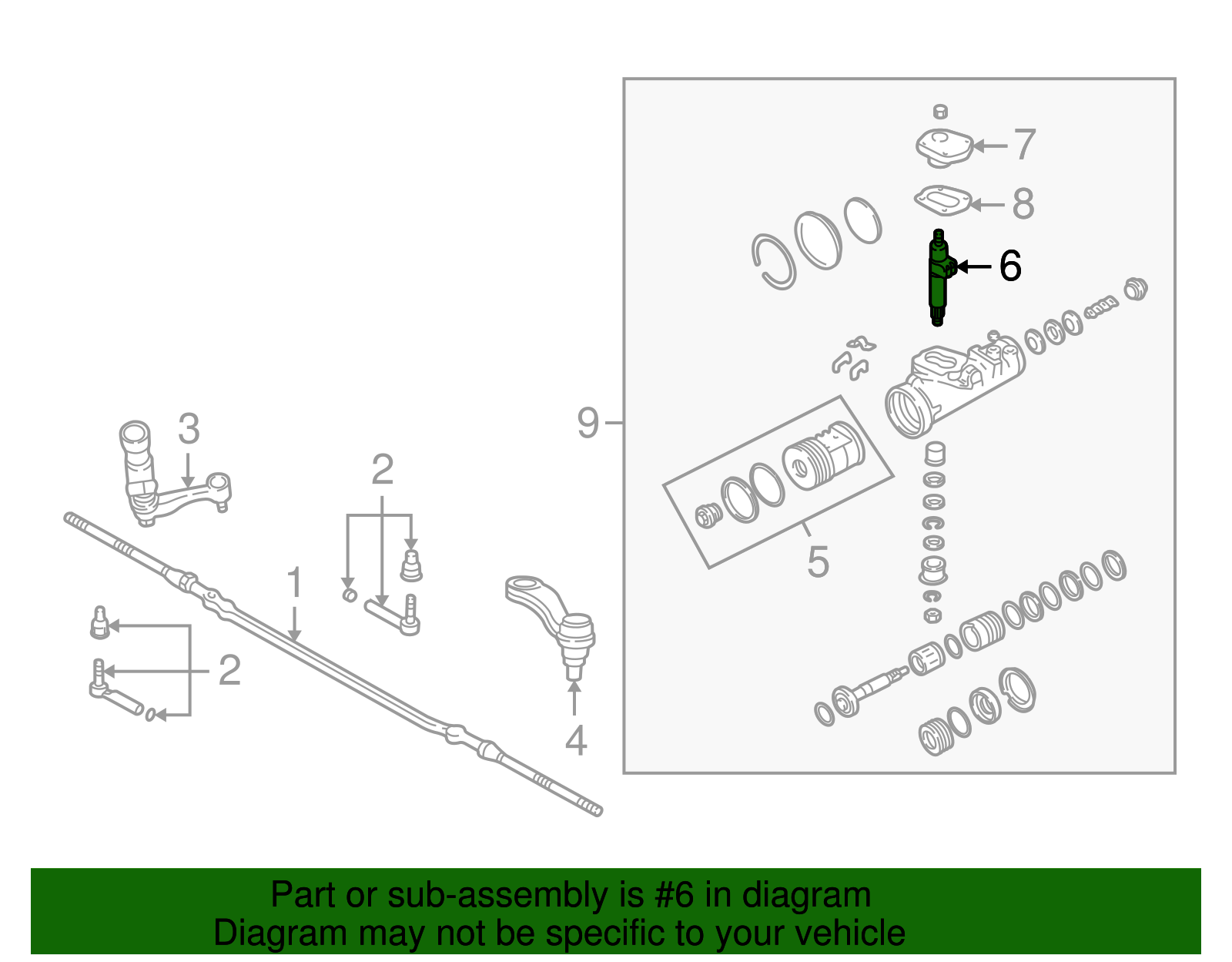 Pitman Shaft - GM (26092285)