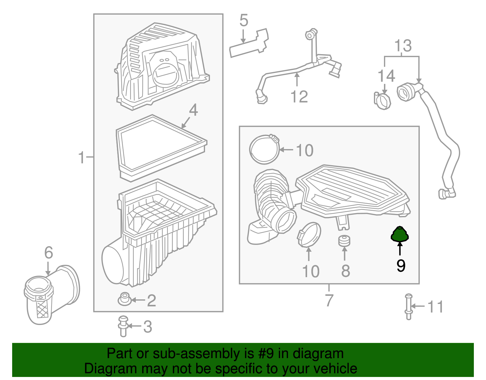 Air Cleaner Insulator - GM (84081529)