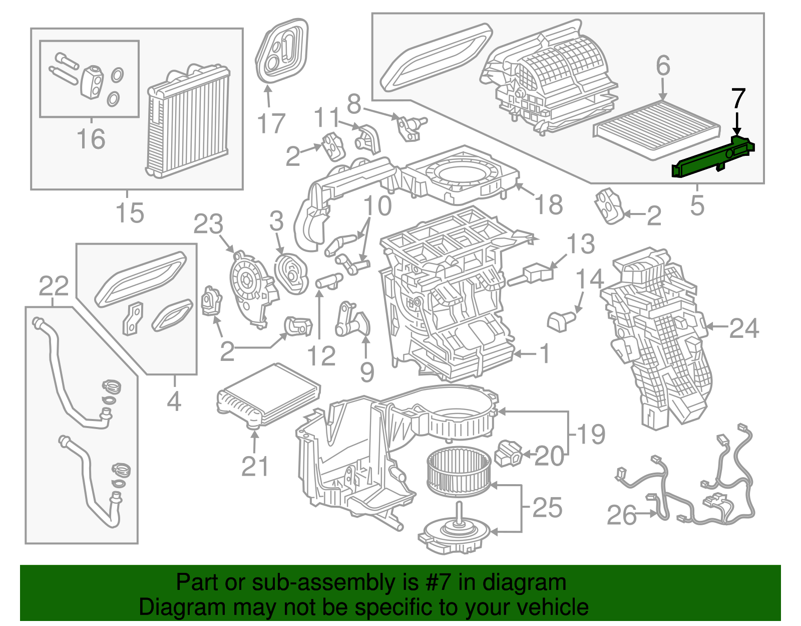 Cabin Air Filter Access Hole Cover - GM (84081101)