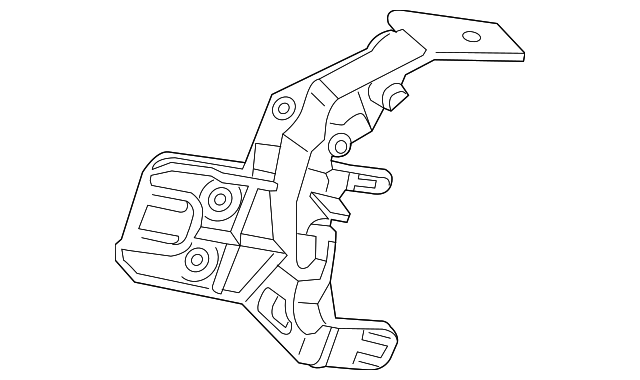 253-733-04-14 - Latch Assembly Bracket 2016-2020 Mercedes-Benz ...