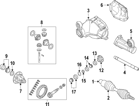 thumbnail image 2 of Front CV Joint Repair Kit W/ Axle Shaft For Dodge Ram 1500 & Durango 4WD 2 of 3
