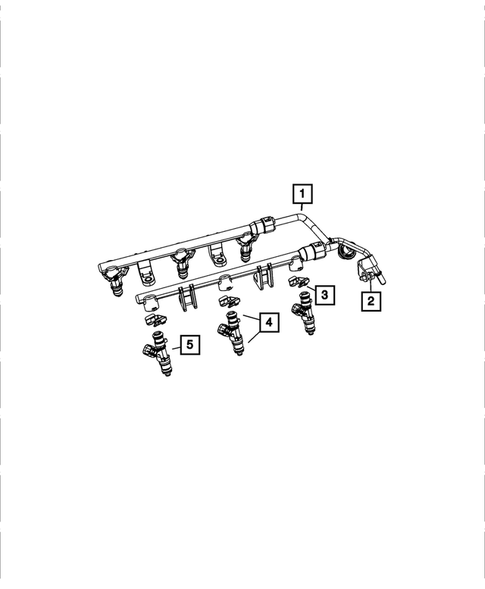 Fuel Rail and Injectors for 2010 Chrysler Sebring | My Mopar Parts