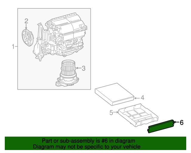 Filter Cover 2018 Toyota Camry (888990E010) Toyota of El Cajon Parts