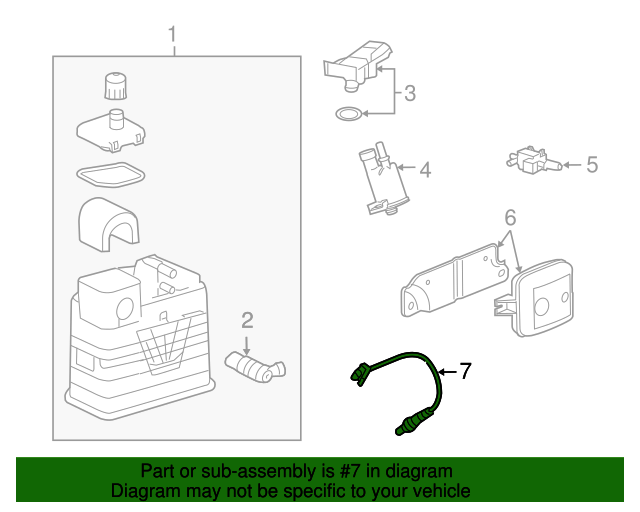 20112017 GM Heated Oxygen Sensor 12640115
